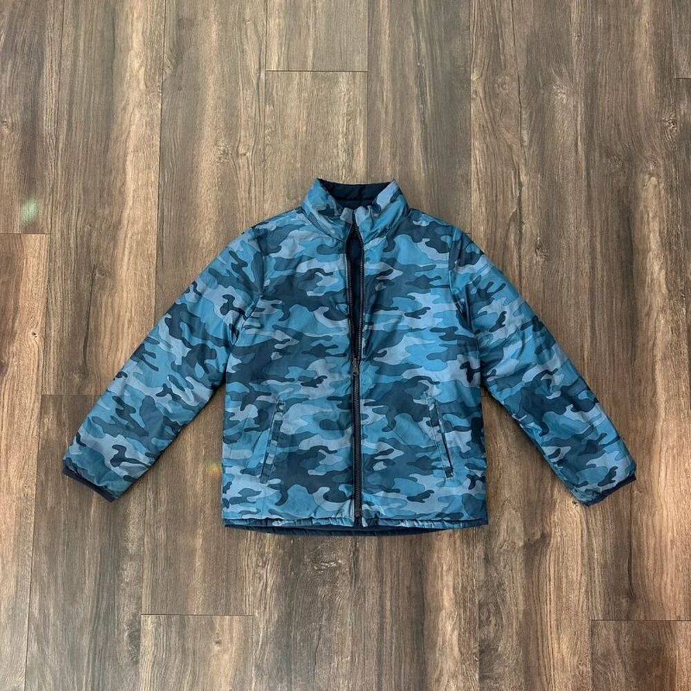 Reversible GAP Youth Medium (boys 7/8) puffer jacket coat